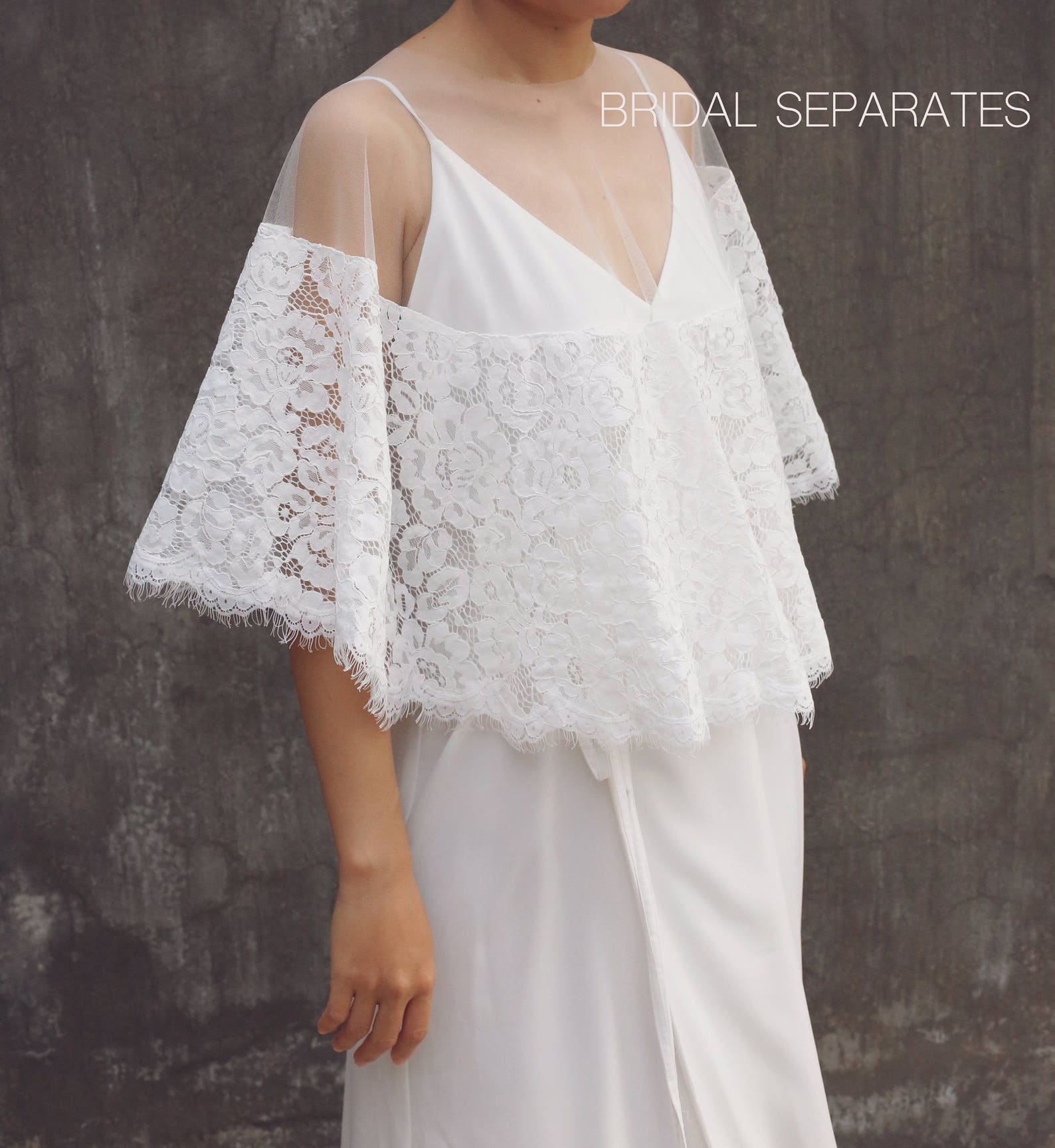 Lace Wedding Dress Cover Up Embellished Bridal Dress Cover Etsy