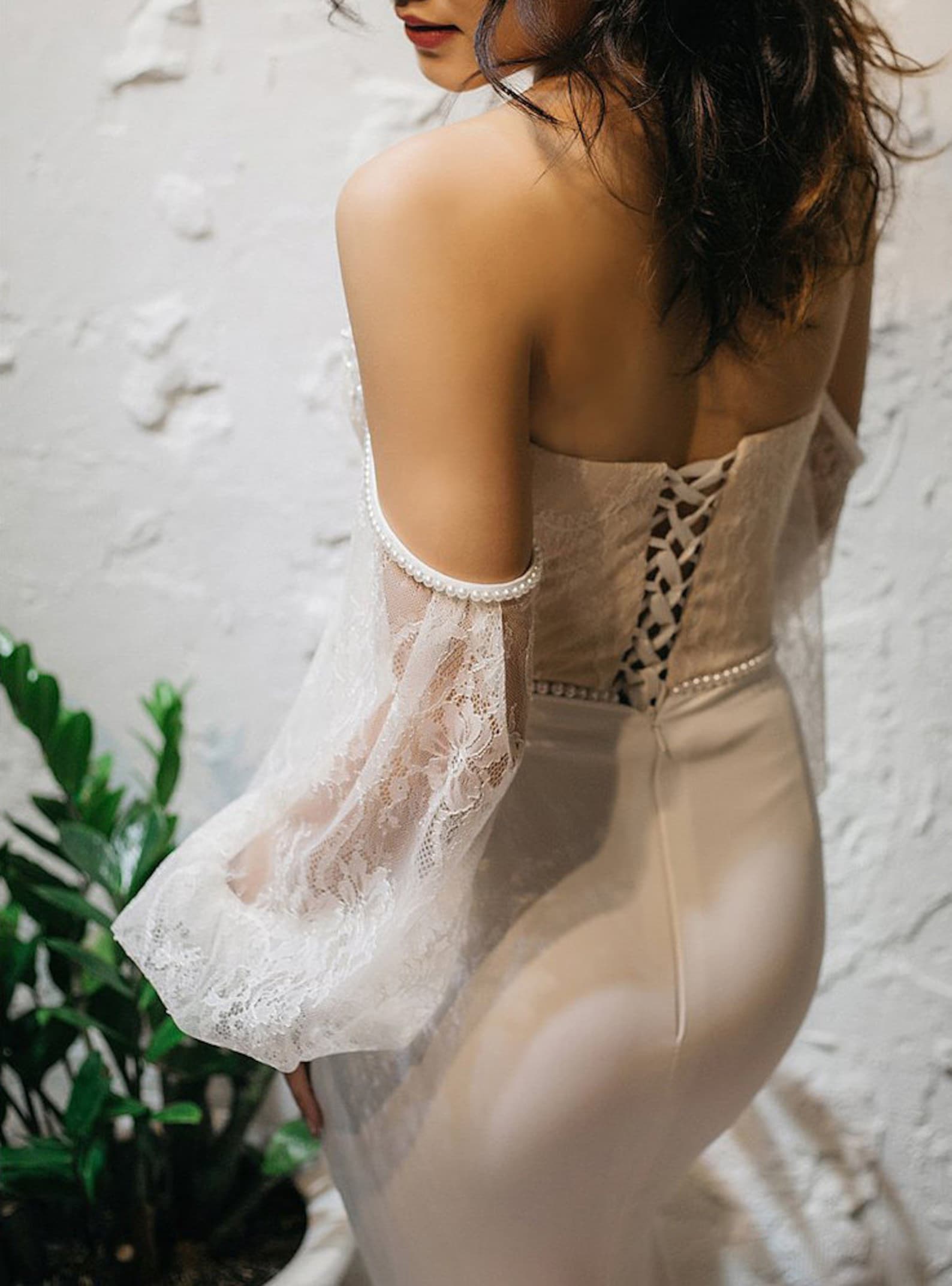 calvin klein strapless gown