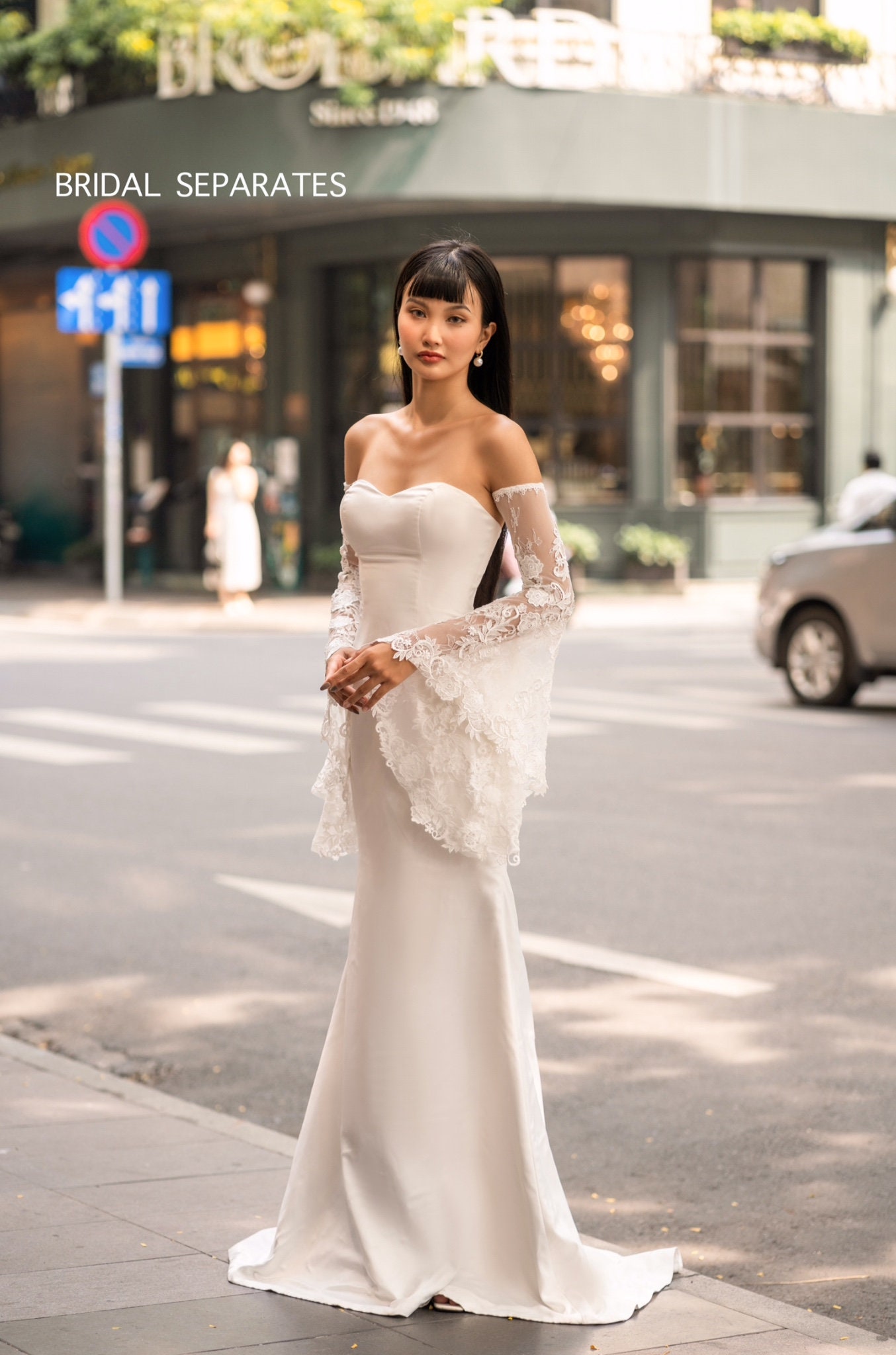 【美品】ANDRESD kana detached sleeve dress ANDRÉSD Kana detached sleeve dress