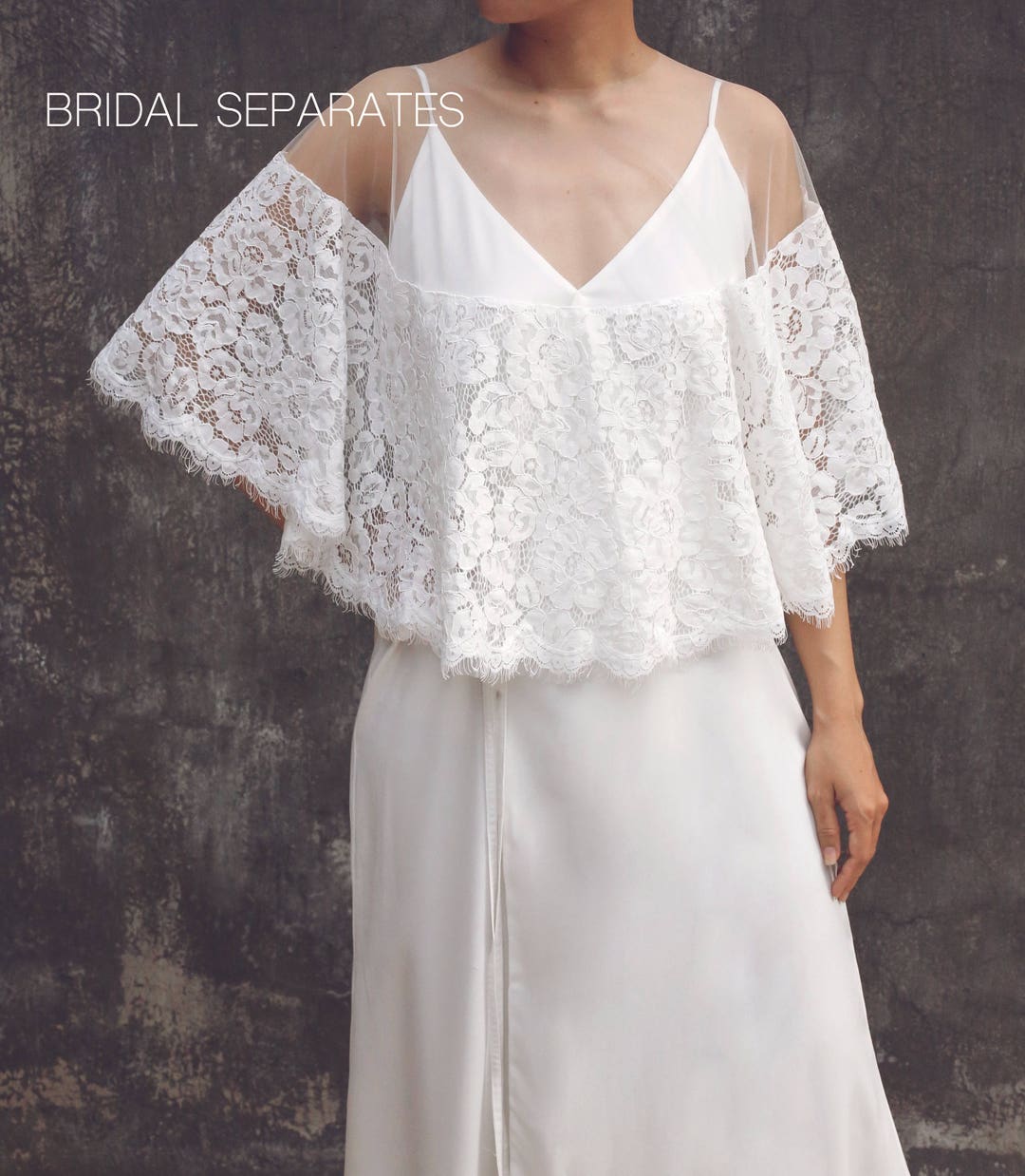 Lace Wedding Dress Cover Up Embellished Bridal Dress Cover Etsy