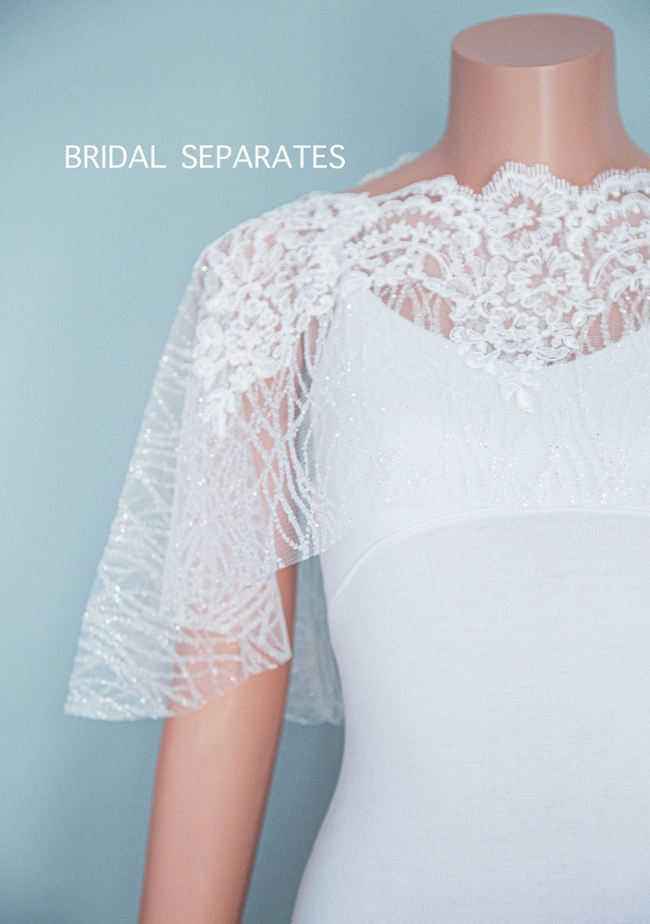 Wedding Capelet Custom Wedding Capelet Bridal Lace Cape Etsy