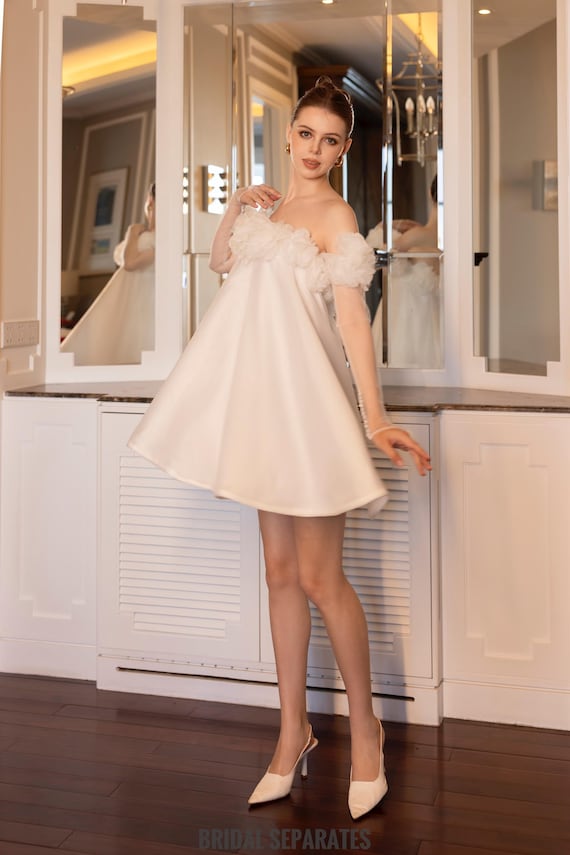 cocktail dress separates Rehearsal Dinner Midi Dress / "Silas"
