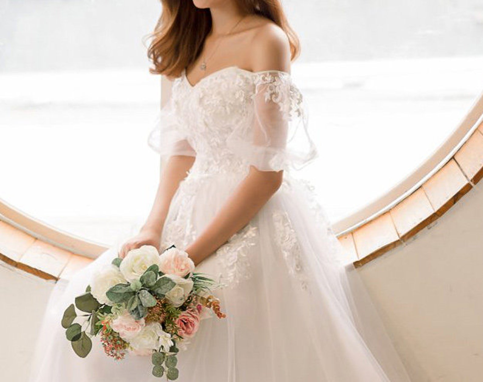 detachable bridal sleeves