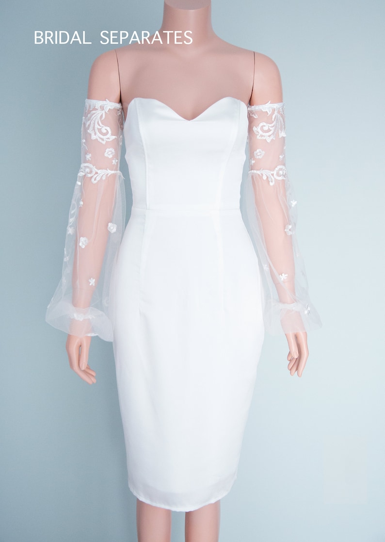 Wedding Dress Sleeves Detachable, Bicep Wedding Sleeves Detachable ...