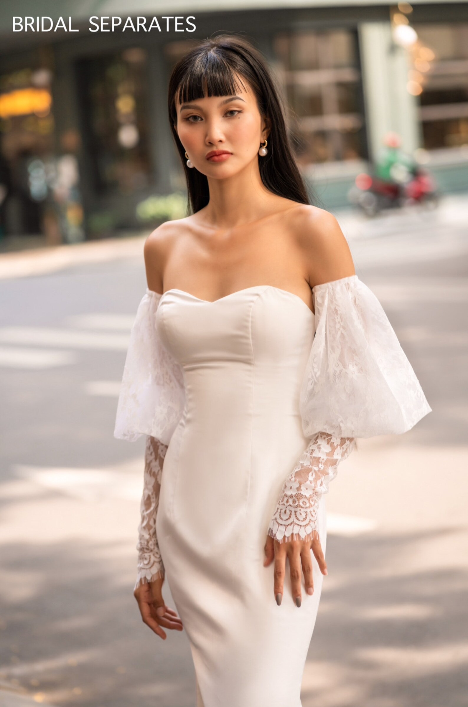 Detachable Bridal Long Sleeves, Bicep Wedding Sleeves, Detachable ...