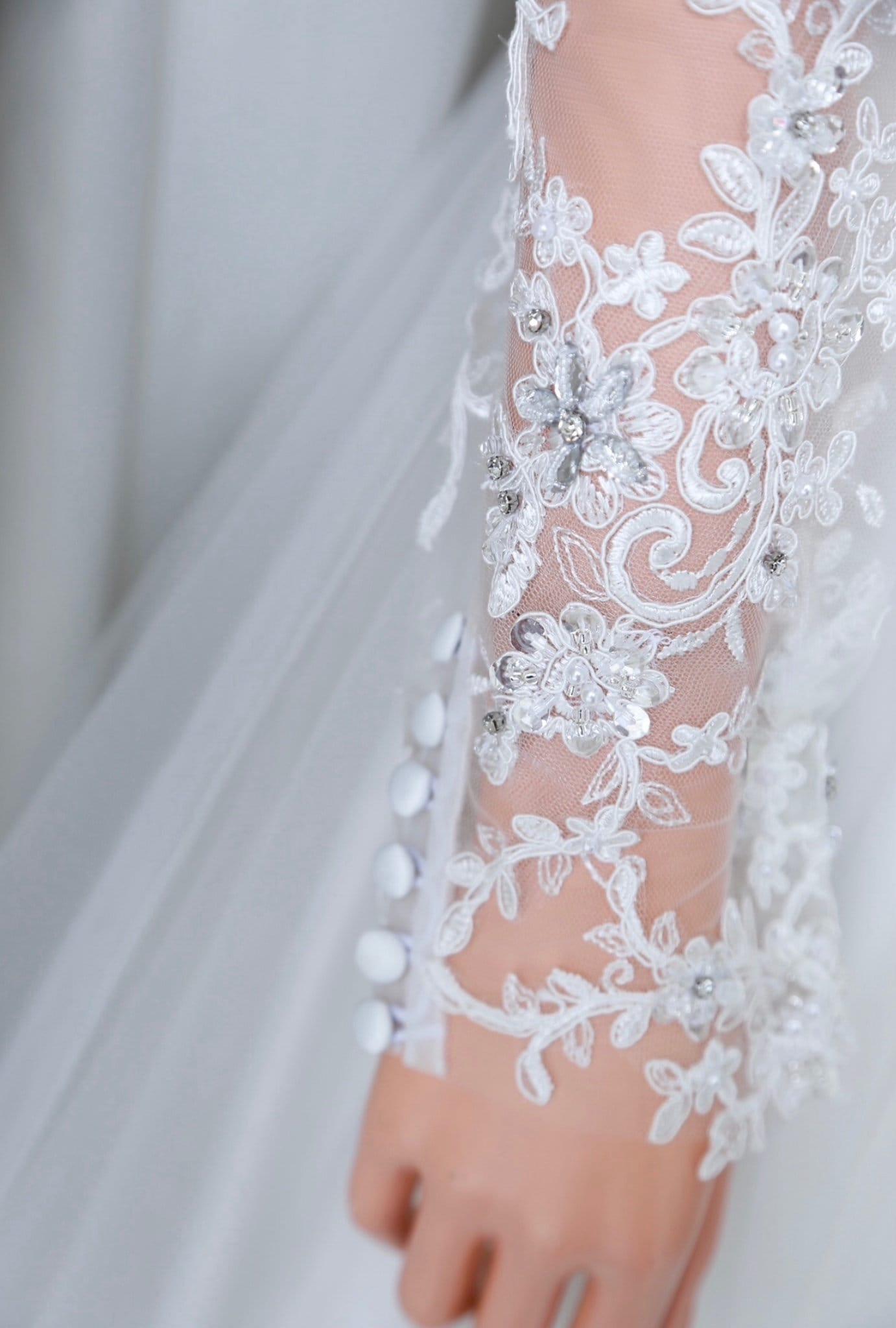 Custom Detachable Sleeves Wedding Dress Sleeves Bridal Long Etsy