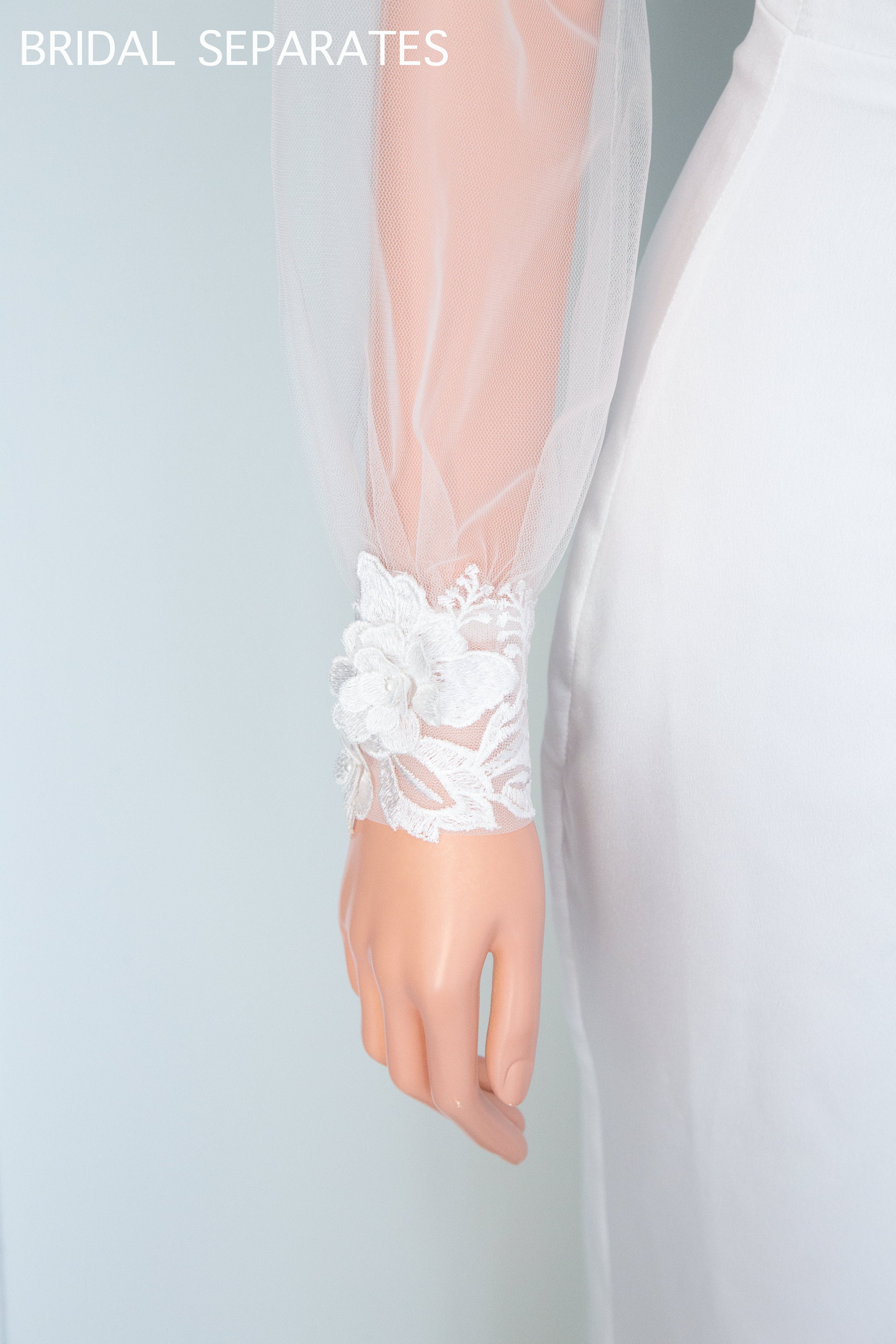 Bridal Long Sleeves Removable Detachable Bridal Long Sleeves Etsy