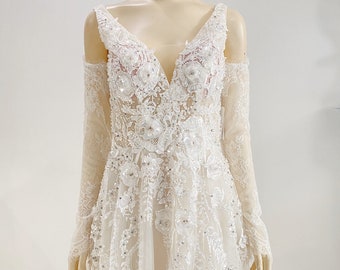 Lace Detachable Bridal Sleeves, Lace Removable Wedding Dress Sleeves, Lace Bridal Off Shoulder, Lace Bridal Sleeves/ Sleeves “Belle”