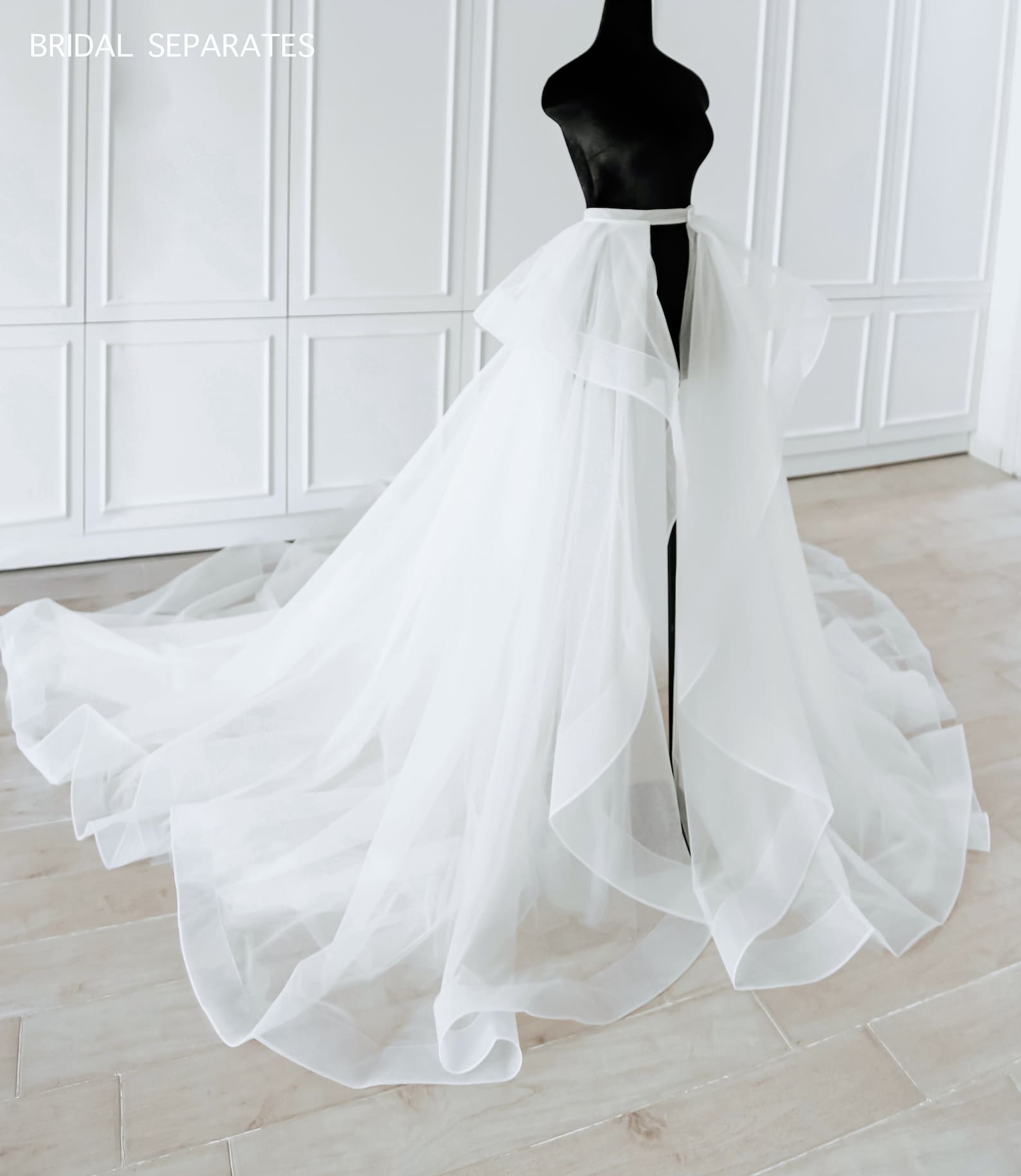 Detachable Wedding Dress Over Skirt Detachable Bridal Over Skirt