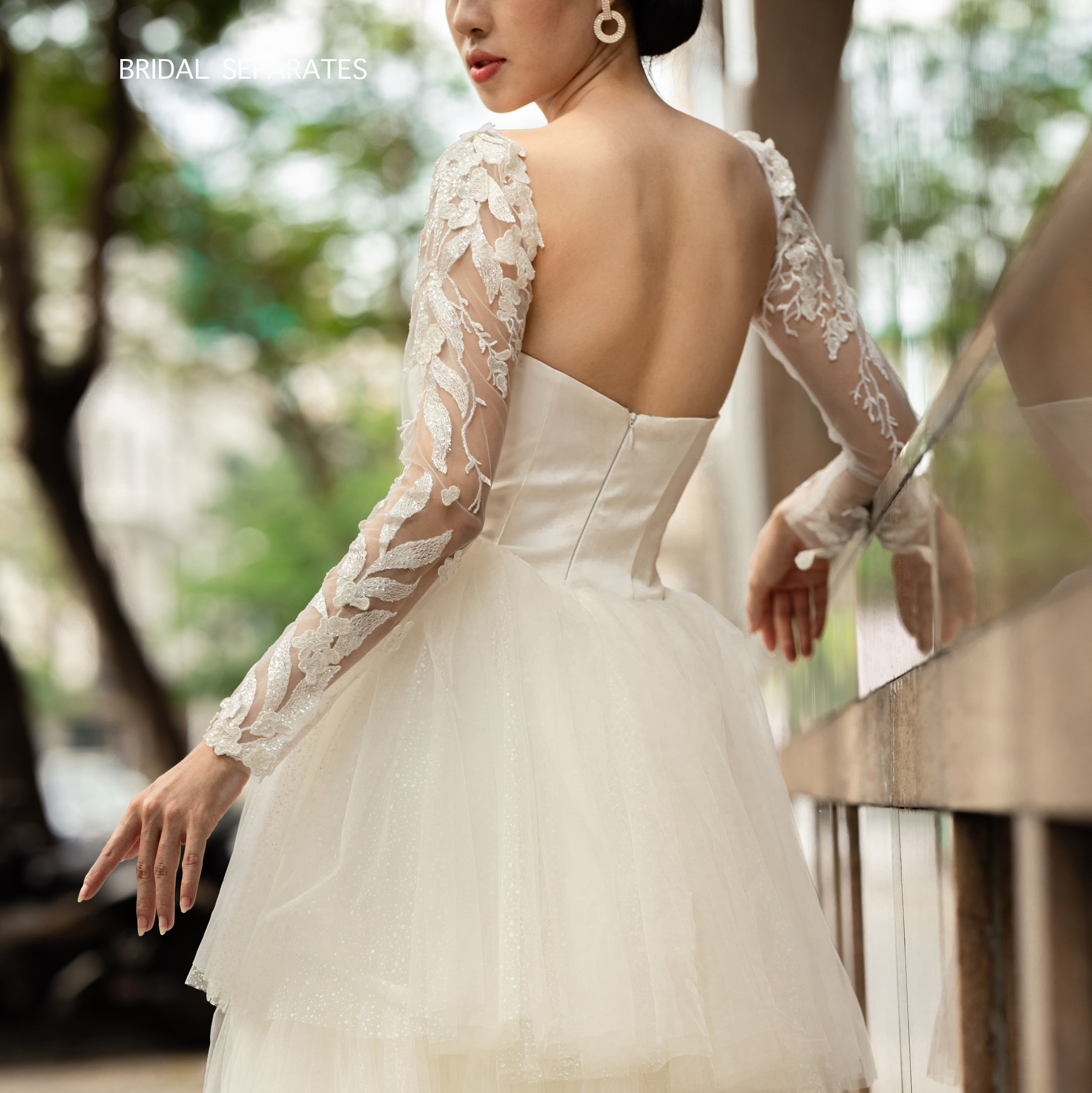 knee length dresses for ladies Rachel Allan RB4202 Bridal Gown Detachable Sleeves Long Wedding Dress – The  Dress Outlet main image 0