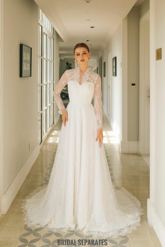 chinese dress ladies Audubon Wedding Dress | Square Neckline Gown