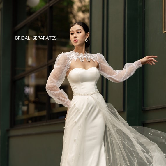 Buy ELESOL Womens Lace Shrug Bolero Cardigan with Half Sleeve Elegant  Ruffle Open Front for Evening Dresses Online at desertcartINDIA