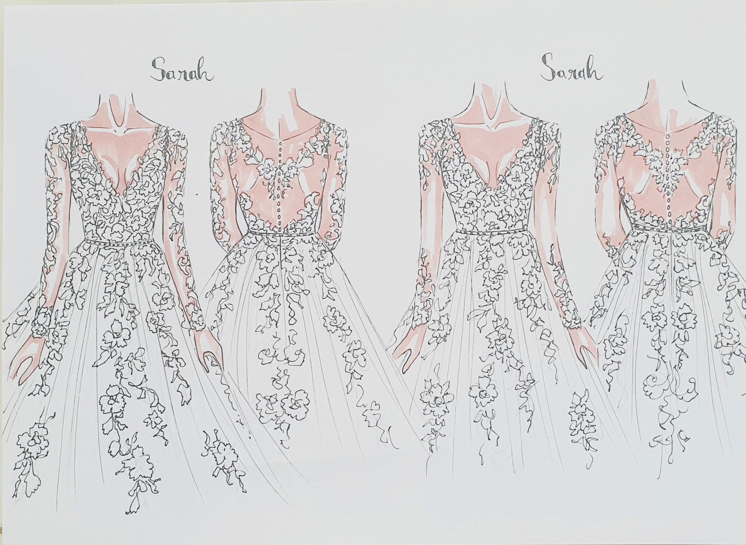 Dress Design Sketches  Ideas