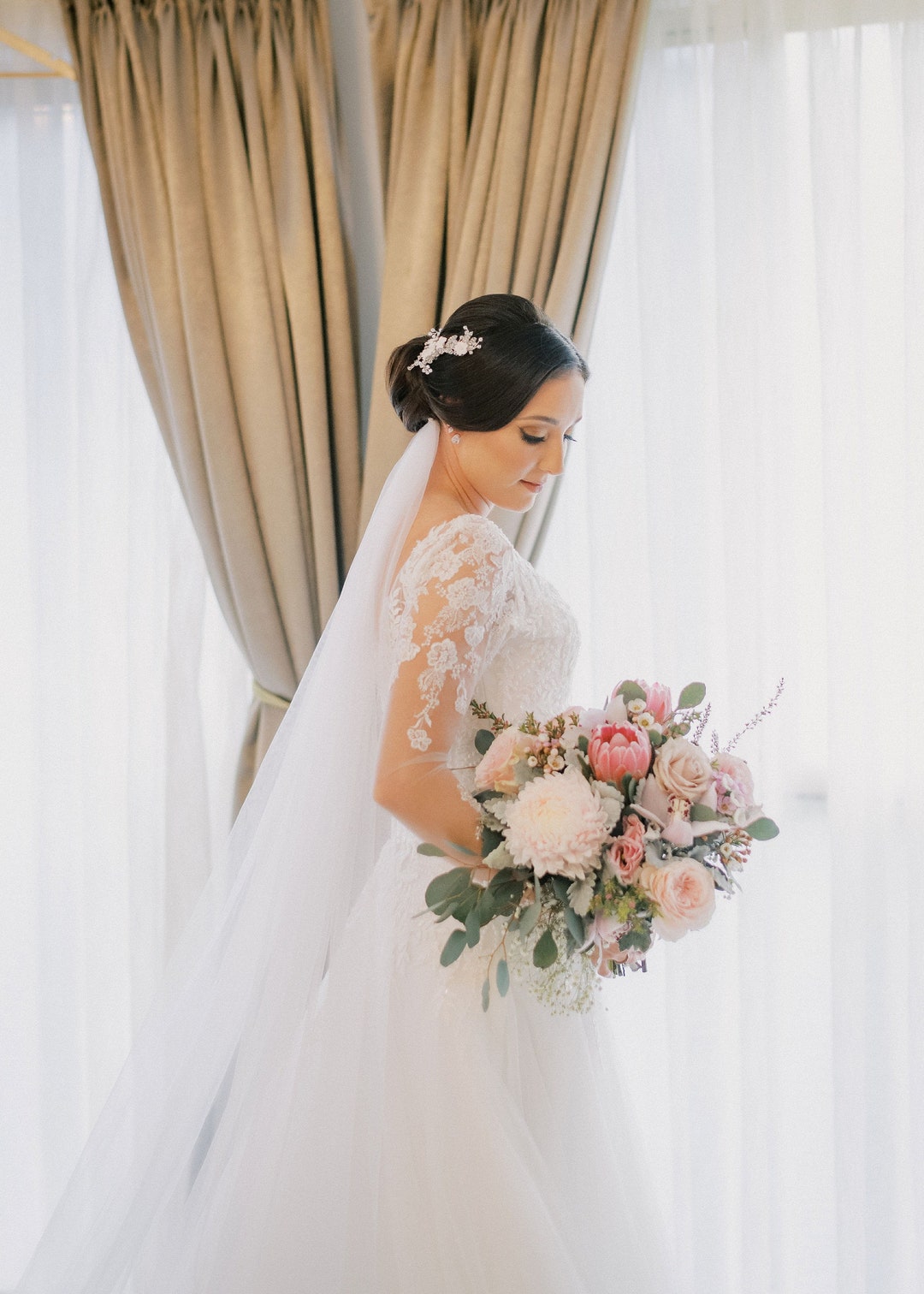 Detachable Bridal Long Sleeves, Detachable Wedding Sleeves
