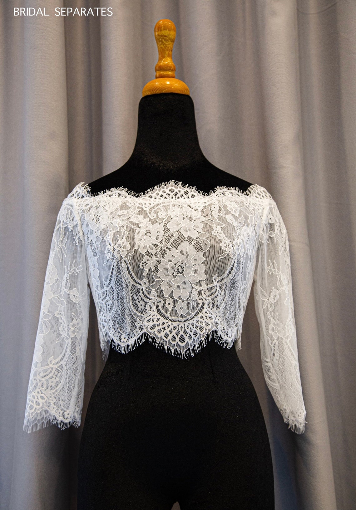 Wedding Dress Topper Lace, Bridal Dress Topper, Lace Wedding Top, Lace ...