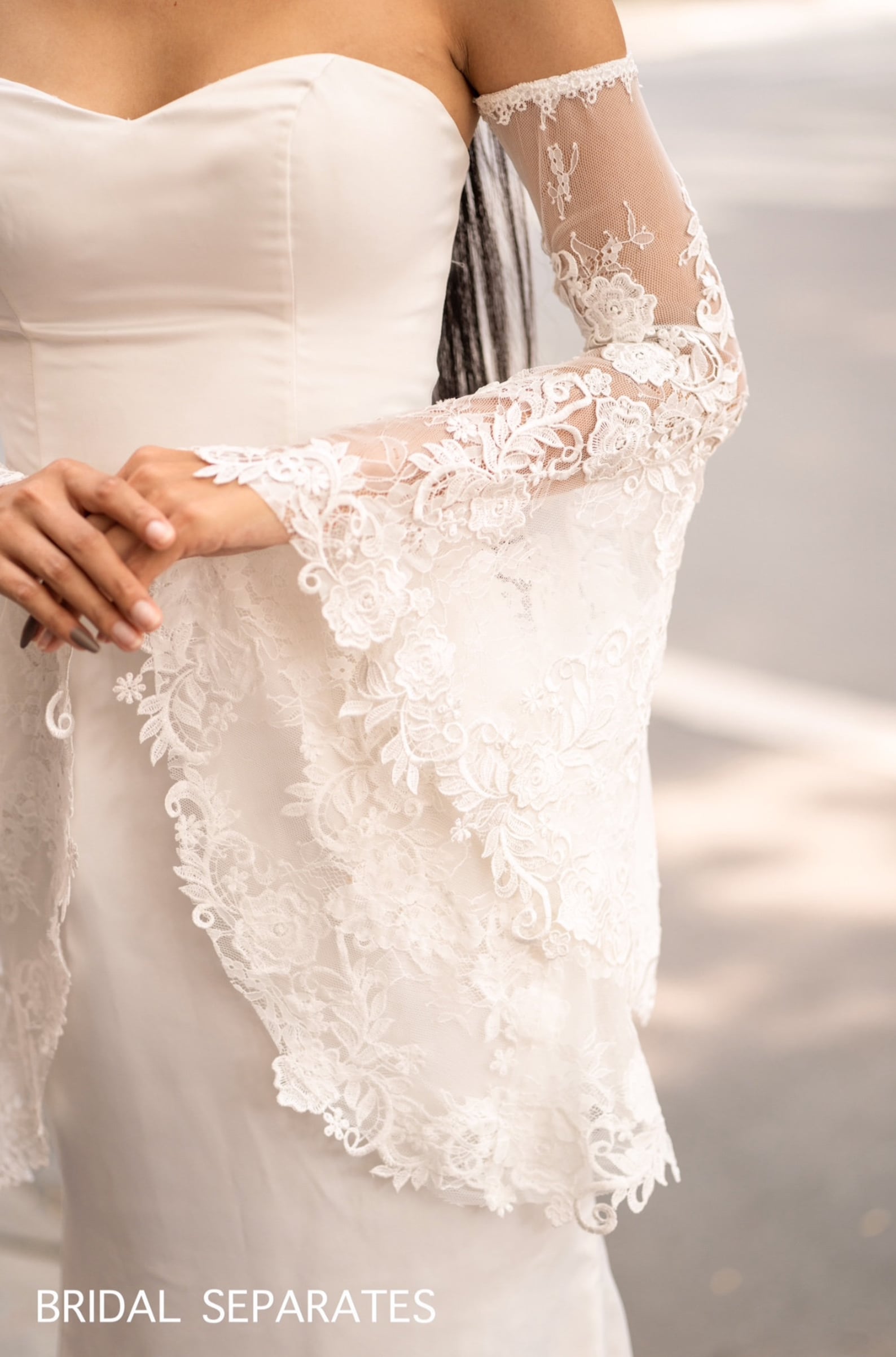 Detachable Bridal Sleeves Removable Wedding Dress Sleeves Etsy