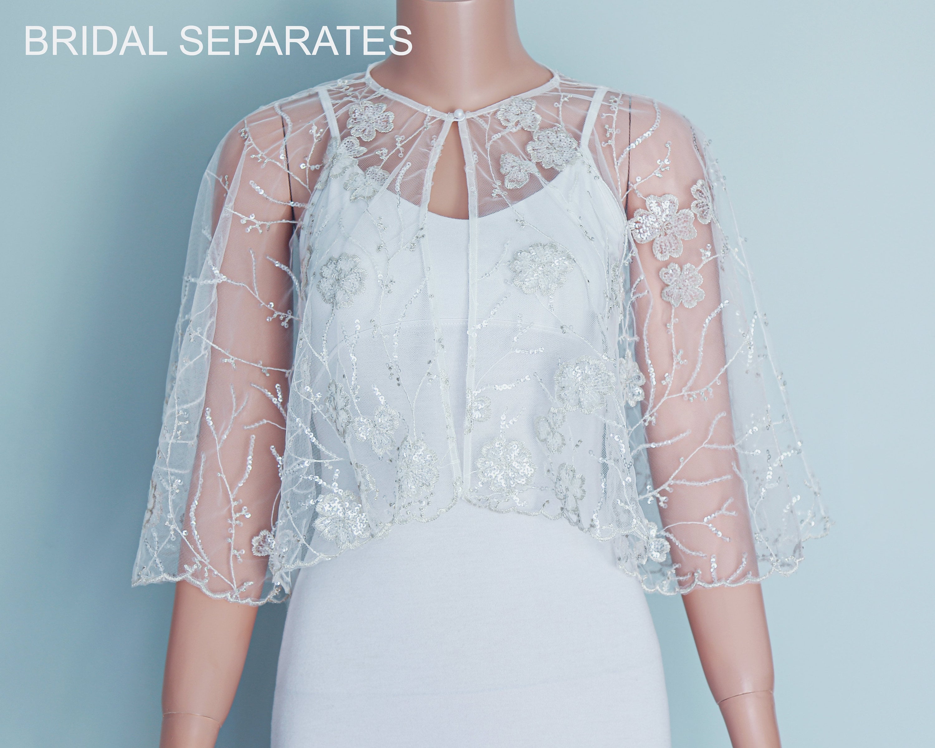 Sequin Bridal Cape, Sequin Wedding Cape,bridal Cover Up, Lace Bridal Sequin Bridal Cape, Sequin Wedding Cape,bridal Cover Up, Lace Bridal