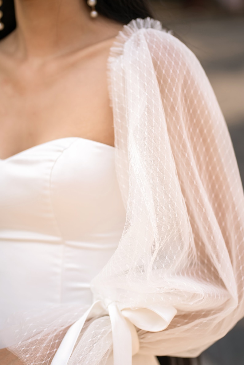 Wedding Dress Sleeves Detachable Long Sleeves Detachable Etsy