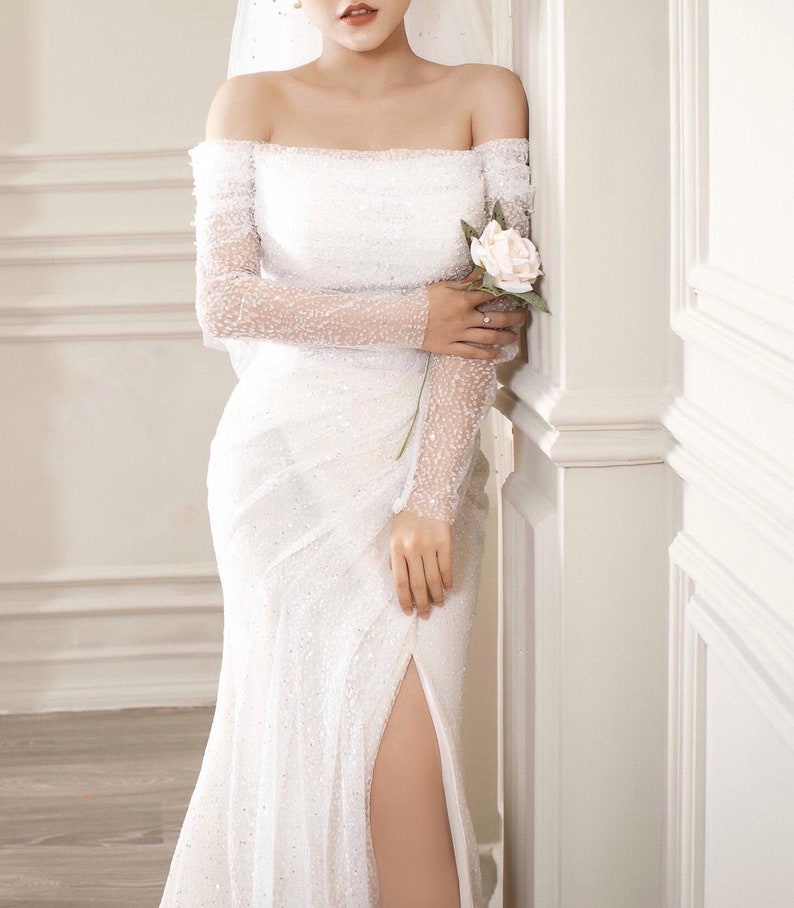 detachable bridal sleeves