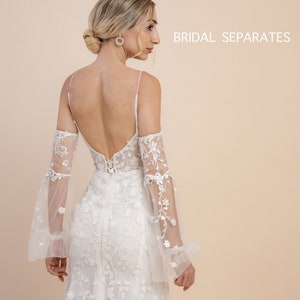 Wedding Dress Sleeves Detachable, Bicep Wedding Sleeves Detachable ...