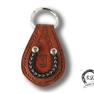 Leather horsehair Key Chain