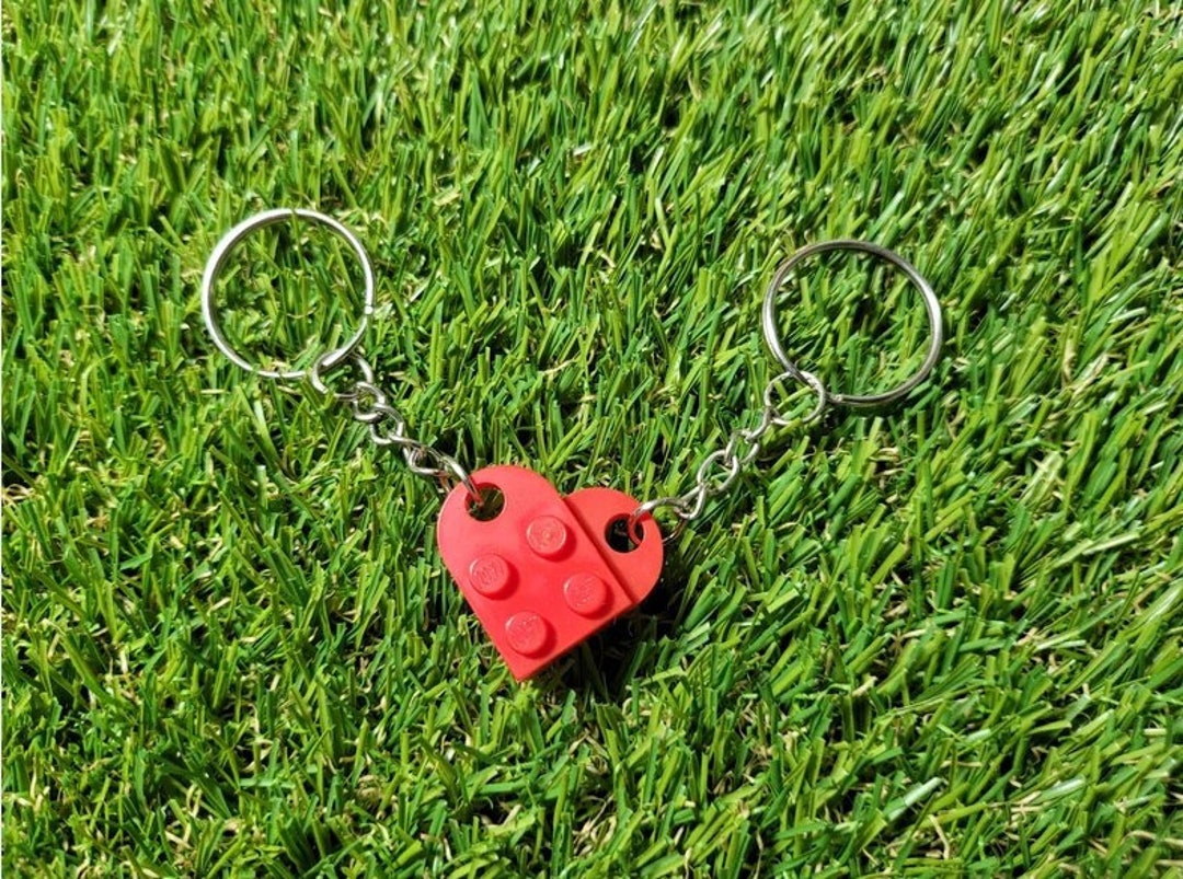 Heart Keychain Ricky Martin Heart Keychain Set 3 Anniversary Keychain 3 Valentines - Etsy