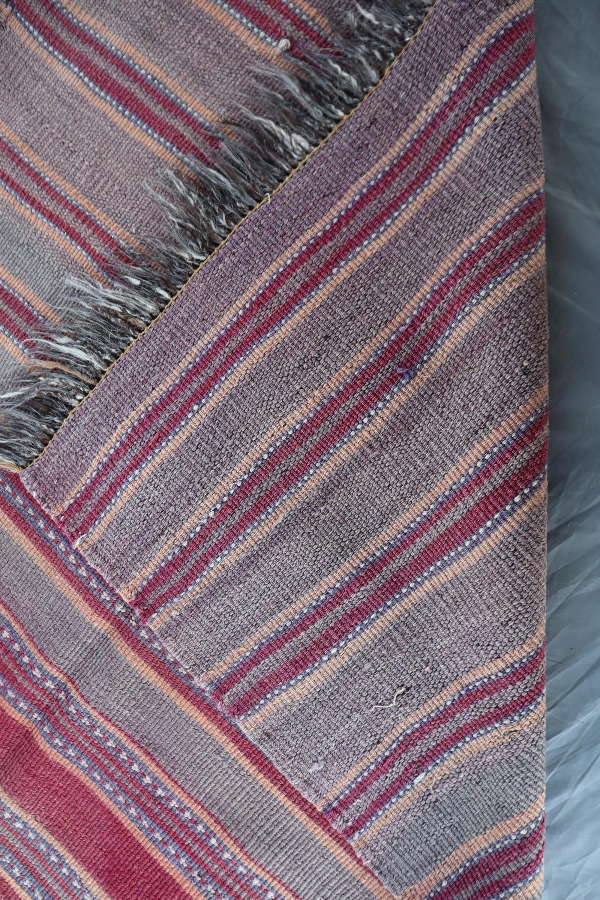 3x6 ヴィンテージ アフガン キリム ランナー - ストライプ トライバル