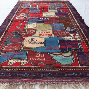 AUTH: 16 x 20 cm. Fabelhafter handgemachter Teppich aus Afghanistan, 100% Wollteppich, hochwertige Wolle gewebt.