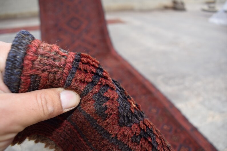 Size;- 2 X 8.10 Feet Mushkwani Rug Any Room D\u00e9cor Rug Afghan Vintage Traditional D\u00e9cor Runner Wool Rug Tropical Rug.