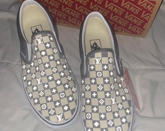 louis vuitton vans etsy