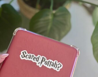 Draco Malfoy Zitat Sticker – Scared Pottah? Vinyl-Aufkleber (wasserfest)