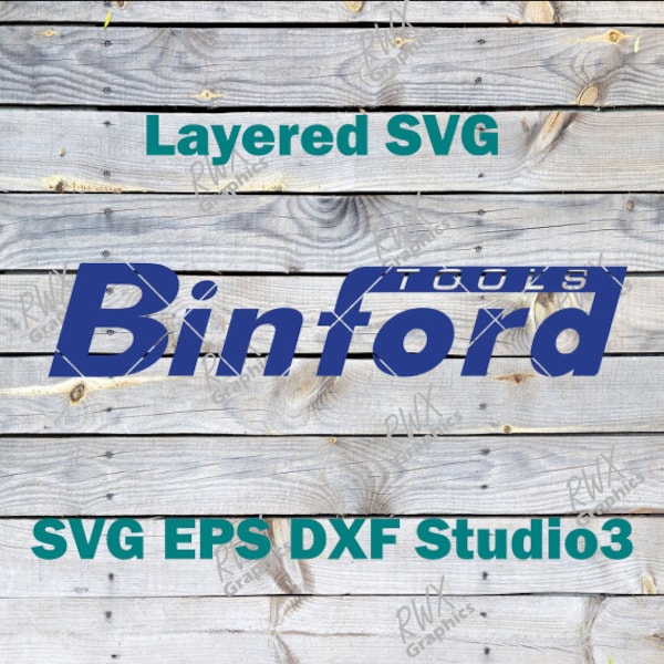 Binford Tools - Home Improvement - Cutting File in SVG, EPS, DXF, and Studio3 - Cricut, Silhouette Cameo Studio- Instant Download