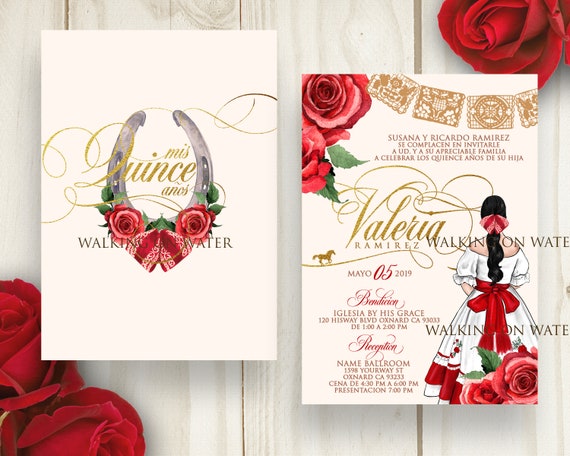 Original Charra Invitation Mexican Western Invitation Etsy