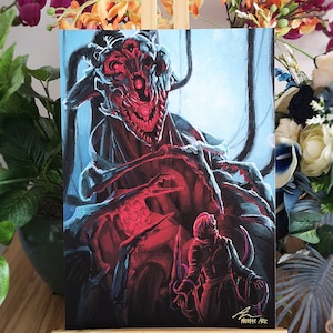 Lámina artística FE3H / La Bestia de Shambhala / Fire Emblem: Three Houses, Ashe Ubert, fan art de terror sobrenatural