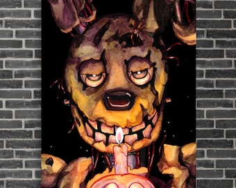 FNAF 'Celebrate' large-format Springtrap poster
