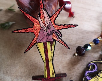 Major Arcana Keychain Charms | anime-inspired witchy tarot keyrings |