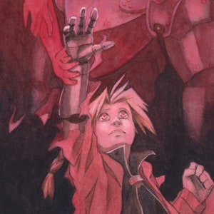 Impresión artística de FMA / La Puerta / Fullmetal Alchemist