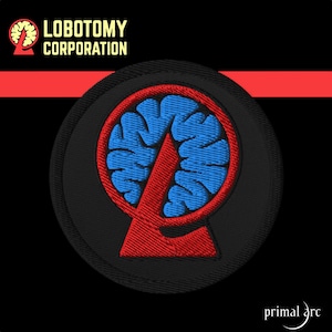 L Corp embroidered patch | Lobotomy Corporation