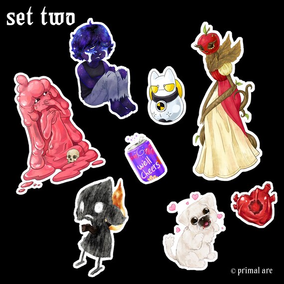 Lobotomy Corporation Sticker Pack | Pack of Eight Stickers for