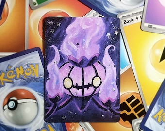 Printed custom Pokemon card | Chandelure mini print