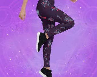 NITW Women's Constellation Leggings | Night in the Woods | Print on Demand