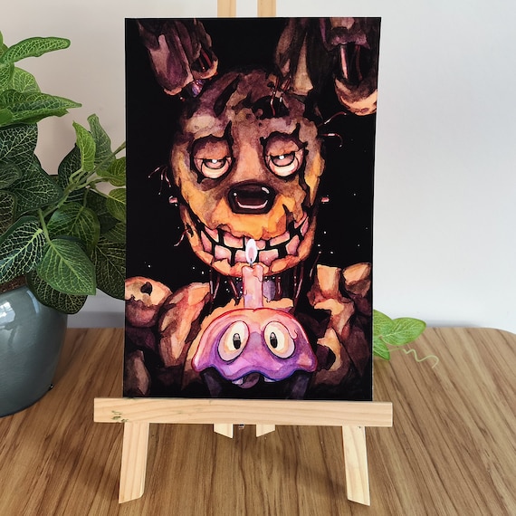 Bloody Golden Freddy FNAF Art Print