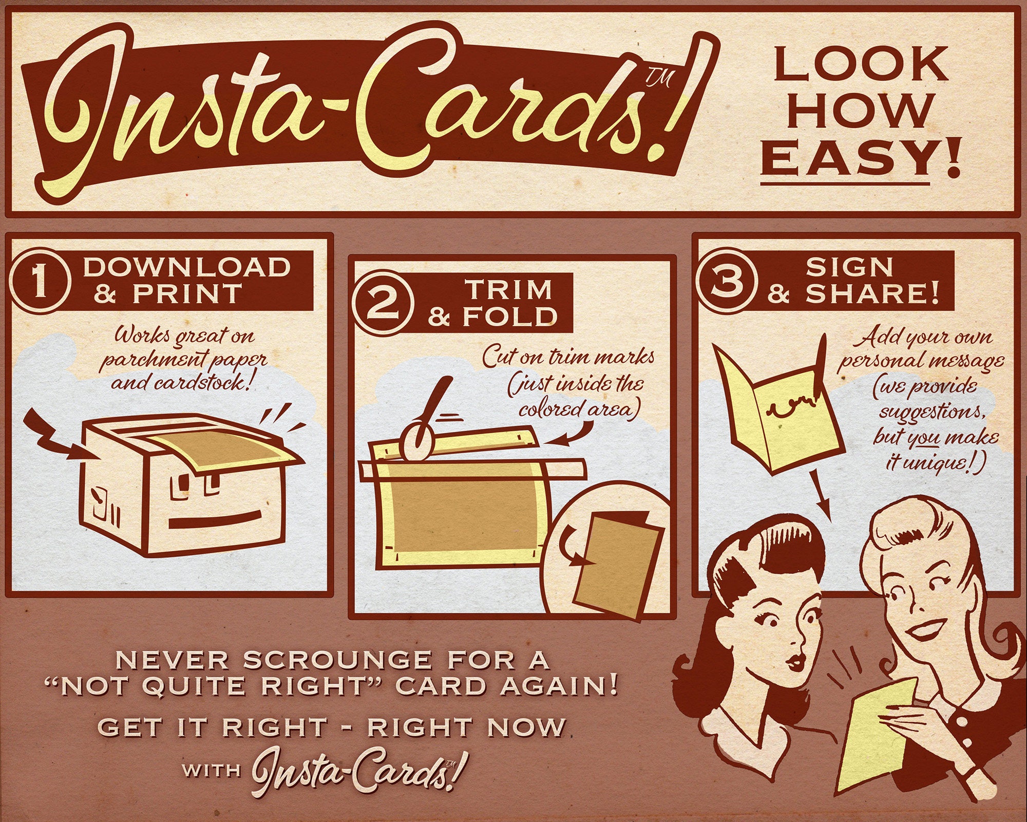 Instacard Printable Greeting Card Love You Know Etsy