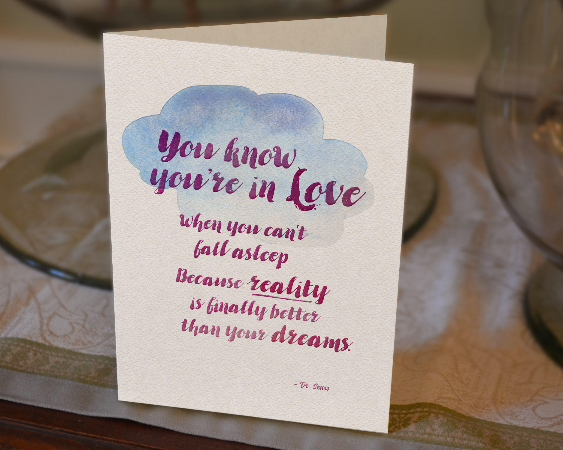 Instacard Printable Greeting Card Love You Know Etsy