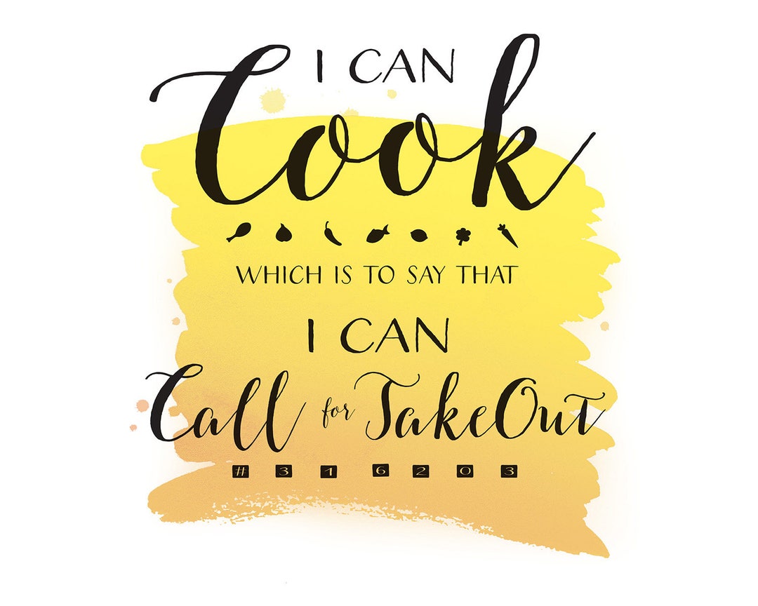 Printable Home Decor Sign Apron Shirt COOK Etsy