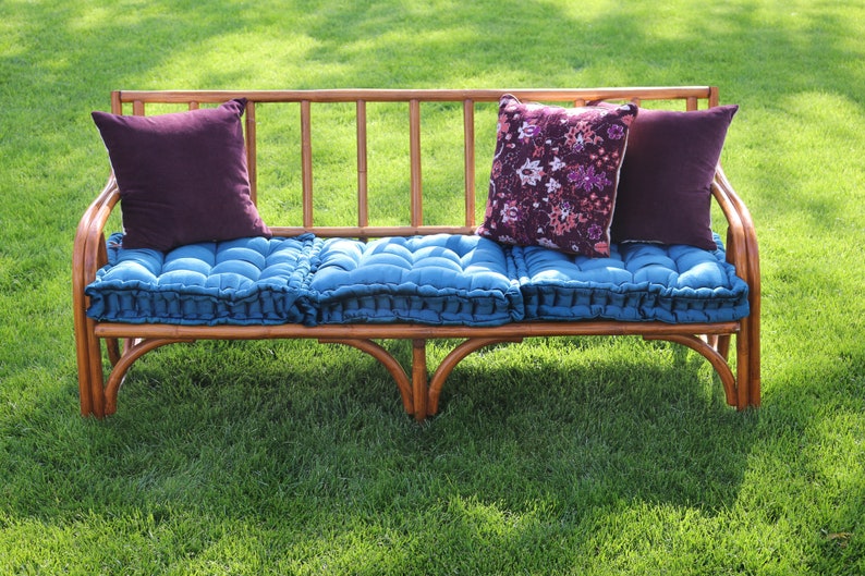 Mid Century Rattan Couch Sofa Vintage Rattan Furniture Paul Etsy