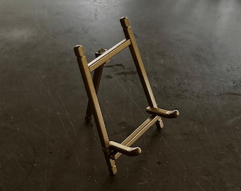 New* Gold Satin Easel for Prayer Cards