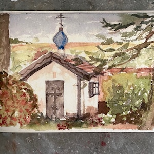 chapelle de saint séraphim, french monastery notebook