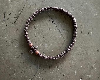 chocolate brown komboskini prayer rope with brown bead