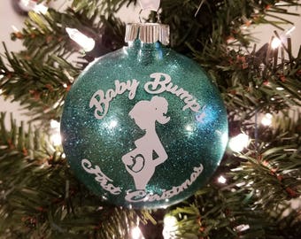 Baby Bump's First Christmas Ornament